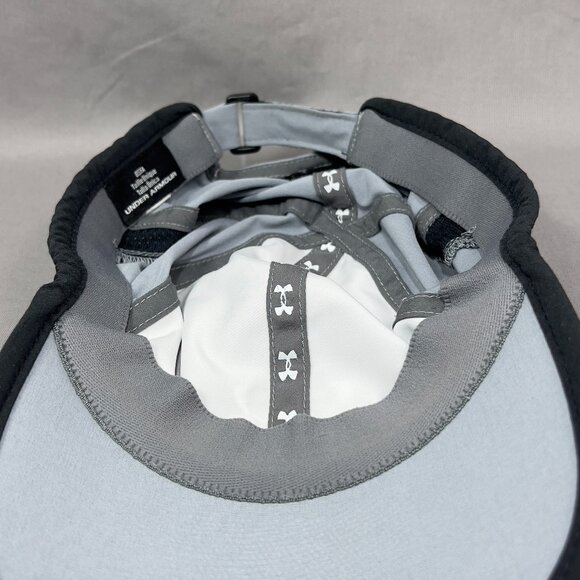 Under Armour Strapback Hat Cap Gray Lightweight Running Tennis Golf Dad Mens - Picture 14 of 16